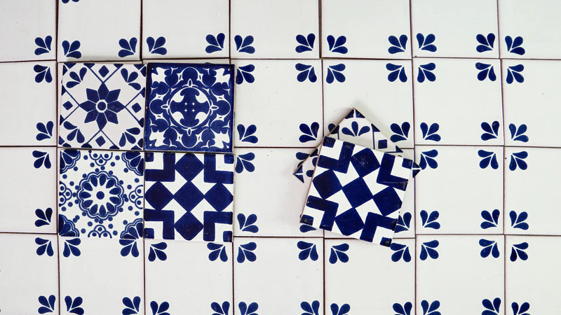 Keramik Motif Mozaik