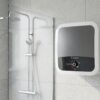 Pemanas air listrik water heater Ariston 30 liter untuk kamar mandi keluarga di Jakarta.